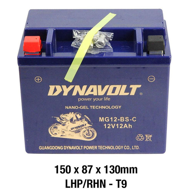 DYNAVOLT MG12-BS-C BATTERY 12V AGM Nano Gel 10Ah Main Image