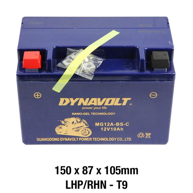 DYNAVOLT MG12A-BS-C BATTERY 12V AGM Nano Gel 10Ah Main Image