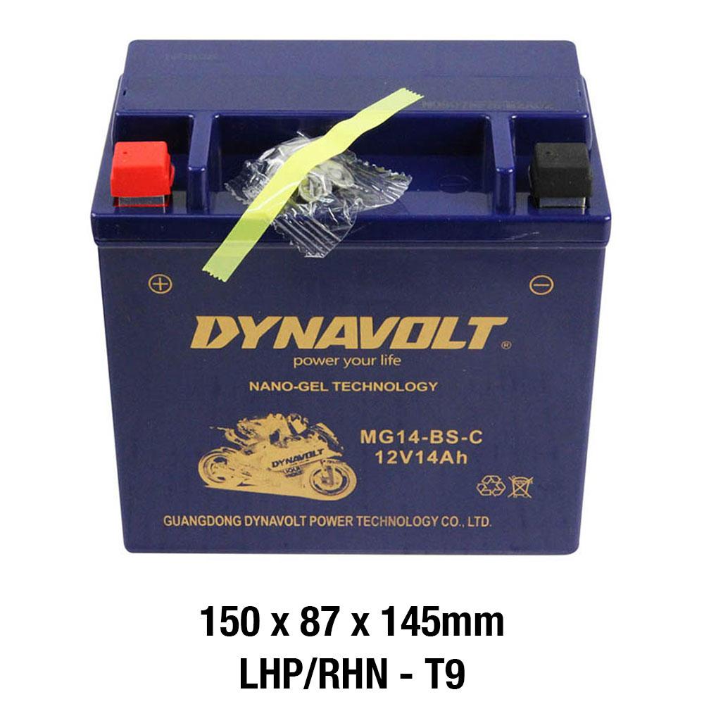 DYNAVOLT MG14-BS-C BATTERY 12V AGM Nano Gel 14Ah