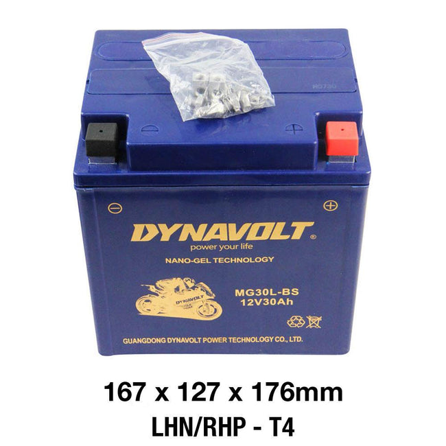 DYNAVOLT MG30L-BS BATTERY 12V AGM FA Nano Gel 30Ah Main Image