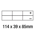 DYNAVOLT MG4B-BS BATTERY 12V AGM FA Nano Gel  2.3Ah