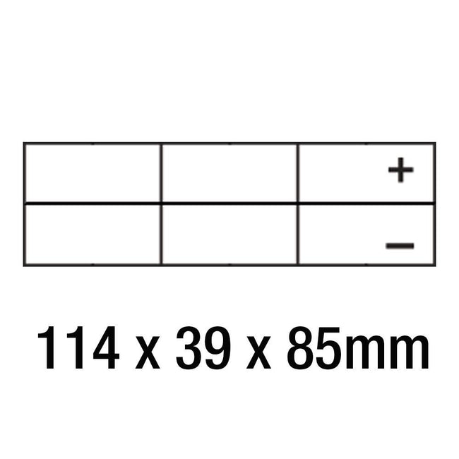 DYNAVOLT MG4B-BS BATTERY 12V AGM FA Nano Gel  2.3Ah Main Image