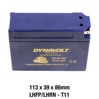 DYNAVOLT MG4B-BS BATTERY 12V AGM FA Nano Gel  2.3Ah