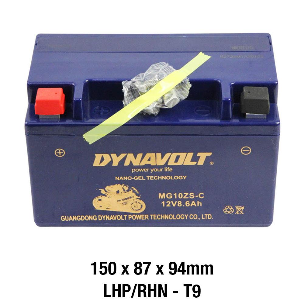 DYNAVOLT MG10ZS-C BATTERY 12V AGM FA Nano Gel 9Ah
