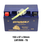 DYNAVOLT MG10ZS-C BATTERY 12V AGM FA Nano Gel 9Ah
