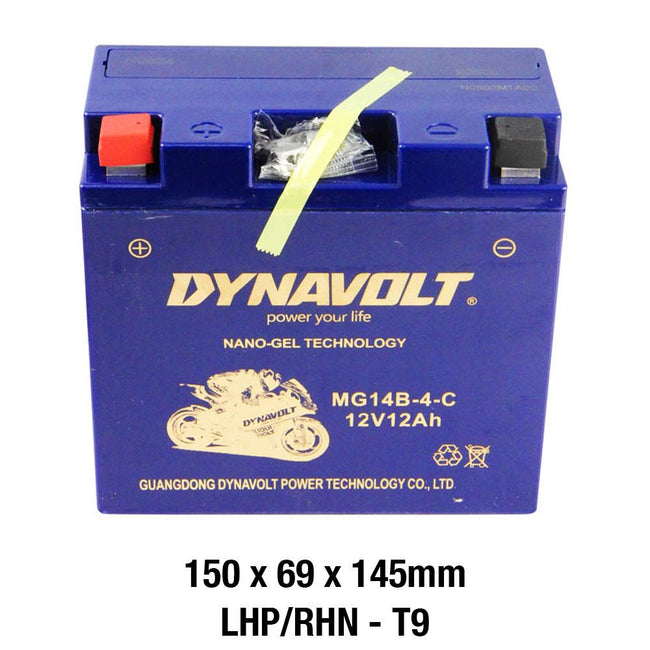 DYNAVOLT MG14B-4-C BATTERY 12V AGM FA Nano Gel 12Ah Main Image