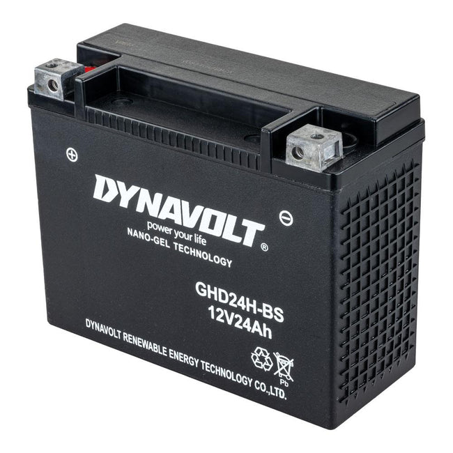 DYNAVOLT GHD24H-BS BATTERY 12V AGM FA Nano Gel 24Ah Main Image