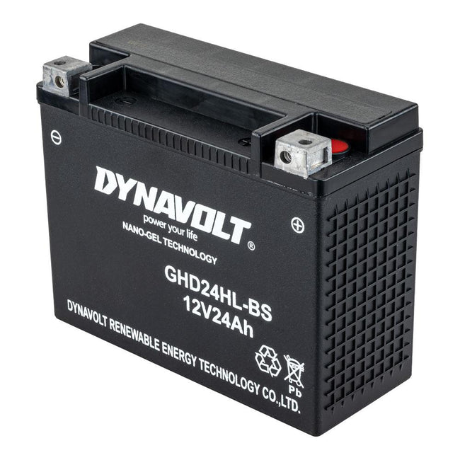 DYNAVOLT GHD24HL-BS BATTERY 12V AGM FA Nano Gel 24Ah Main Image