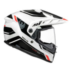 Merlin Torres Block Helmet White/Red