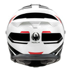 Merlin Torres Block Helmet White/Red