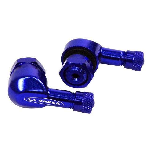 LA CORSA TUBELESS VALVE STEM - BLUE - 11.3MM (PAIR) Hover Image