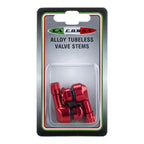 LA CORSA TUBELESS VALVE STEM RED - 11.3MM (PAIR)