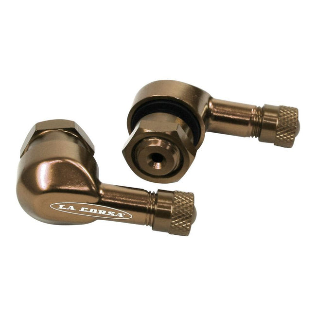 LA CORSA TUBELESS VALVE STEM - TITANIUM - 11.3MM (PAIR) Hover Image