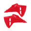POLISPORT RADIATOR RESTYLE SHROUDS HONDA CRF250 22-24 CRF450 21-24 (2025 STYLE) (75-850-594R)