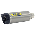 ARROW 71772AK Silencer - THUNDER Aluminium Silver with Carbon End Cap