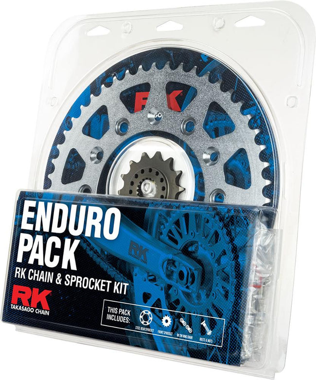 ENDURO PACK - RK CHAIN & SPROCKET KIT - STEEL - 13/50 WR450F 03-25 Main Image