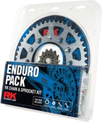 ENDURO PACK - RK CHAIN & SPROCKET KIT - STEEL - 13/52 KTM / HUSQ