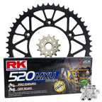 PRO PACK - RK CHAIN & SPROCKET KIT GOLD+BLACK 13/50 YZ250F 01-25