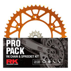 PRO PACK - RK CHAIN & SPROCKET KIT GOLD+ORANGE 14/52 KTM SX-F 07-25