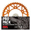 PRO PACK - RK CHAIN & SPROCKET KIT GOLD+ORANGE 14/52 KTM SX-F 07-25