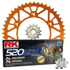 PRO PACK - RK CHAIN & SPROCKET KIT GOLD+ORANGE 14/52 KTM SX-F 07-25