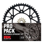 PRO PACK - RK CHAIN & SPROCKET KIT GOLD+BLACK 13/50 HUSQ FC250/450 14-25