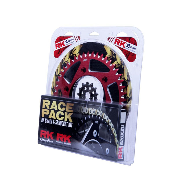 PRO PACK - RK CHAIN & SPROCKET KIT GOLD+RED 13/49 CRF450R 02-25 / CRF250R 22-25 Main Image