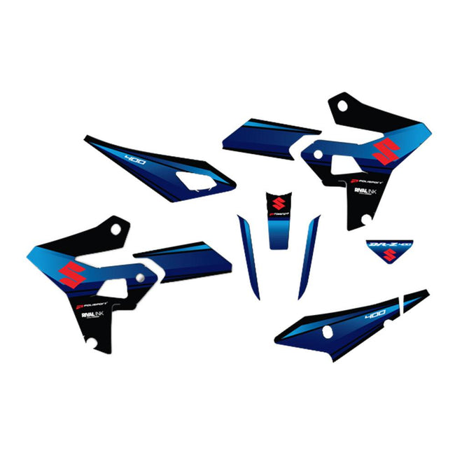 RESTYLE GRAPHIC KIT - DR-Z 400 - 2000 ON - BLACK Hover Image