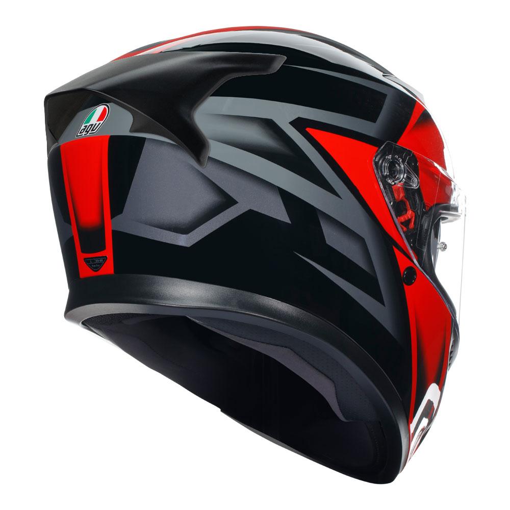 AGV K3 - COMPOUND BLACK/RED