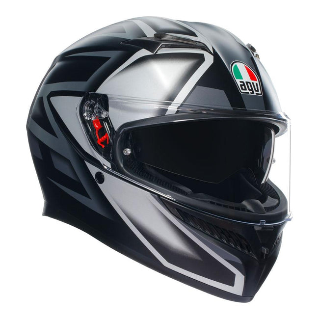 AGV K3 - COMPOUND MATT BLACK/GREY Hover Image