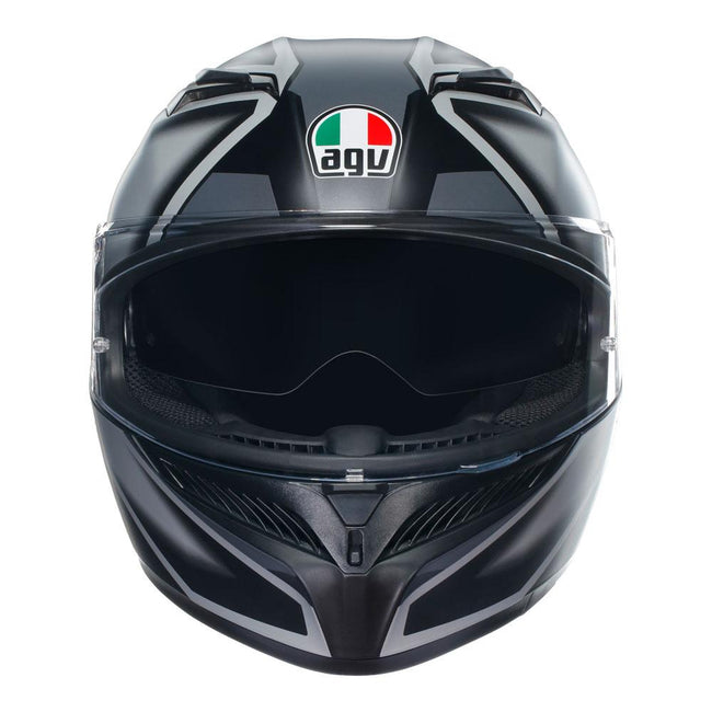AGV K3 - COMPOUND MATT BLACK/GREY Main Image