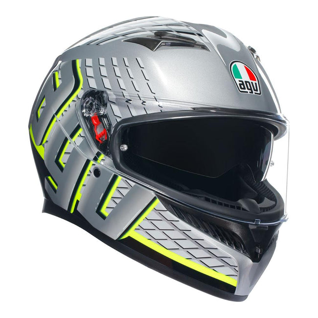 AGV K3 - FORTIFY GREY/BLACK/YELLOW FLUO Hover Image