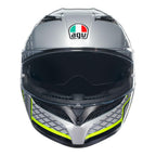 AGV K3 - FORTIFY GREY/BLACK/YELLOW FLUO