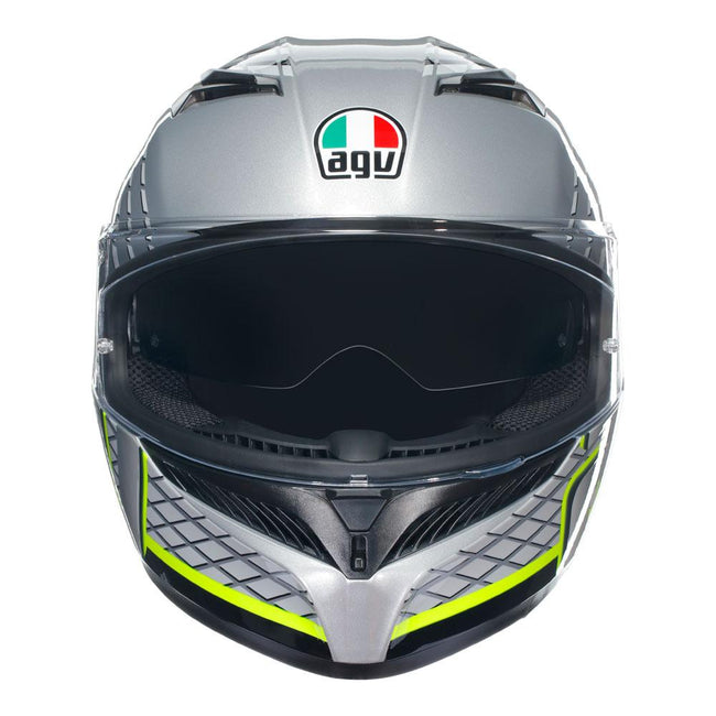 AGV K3 - FORTIFY GREY/BLACK/YELLOW FLUO Main Image