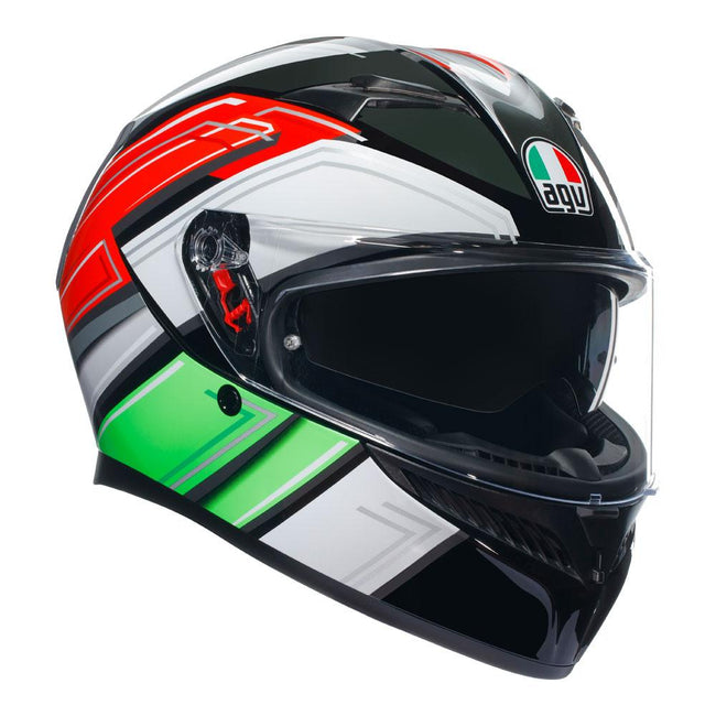 AGV K3 - WING BLACK/ITALY Hover Image