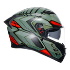 AGV K3 - DECEPT MATT BLACK/GREEN/RED