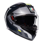 AGV K3 - SHADE GREY/YELLOW FLUO