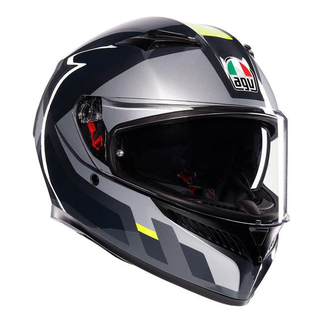AGV K3 - SHADE GREY/YELLOW FLUO Hover Image