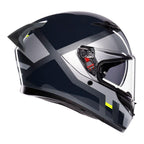AGV K3 - SHADE GREY/YELLOW FLUO