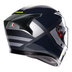 AGV K3 - SHADE GREY/YELLOW FLUO