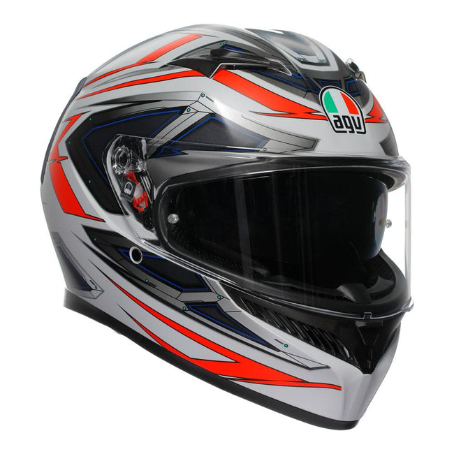 AGV K3 - SPACE WHITE/RED/FLUO Hover Image