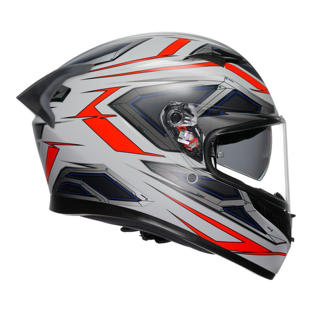 AGV K3 - SPACE WHITE/RED/FLUO