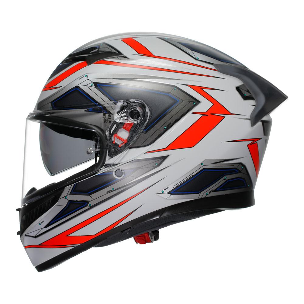 AGV K3 - SPACE WHITE/RED/FLUO