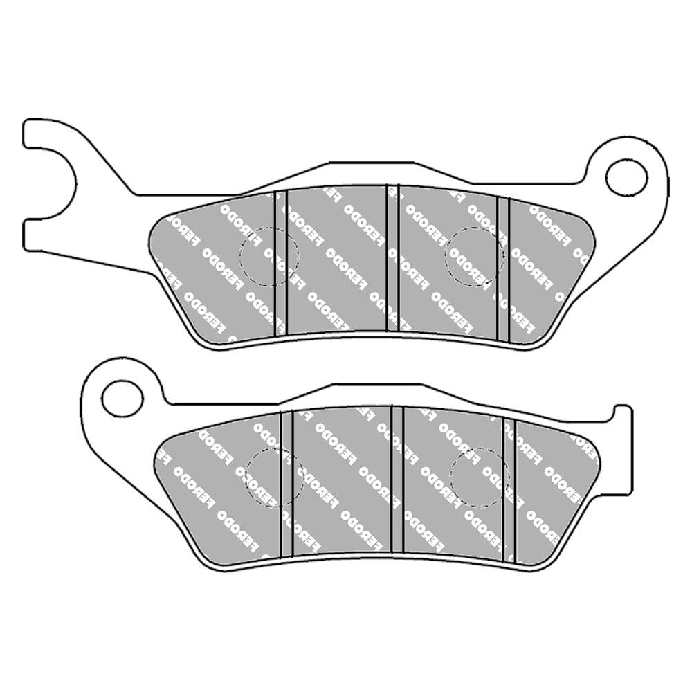 FERODO Disc Pad Set - FDB2325EF ECO Friction Non Sintered Compound