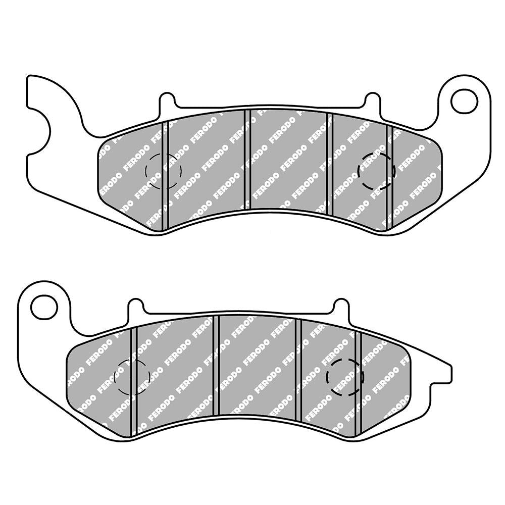 FERODO Disc Pad Set - FDB2331EF ECO Friction Non Sintered Compound