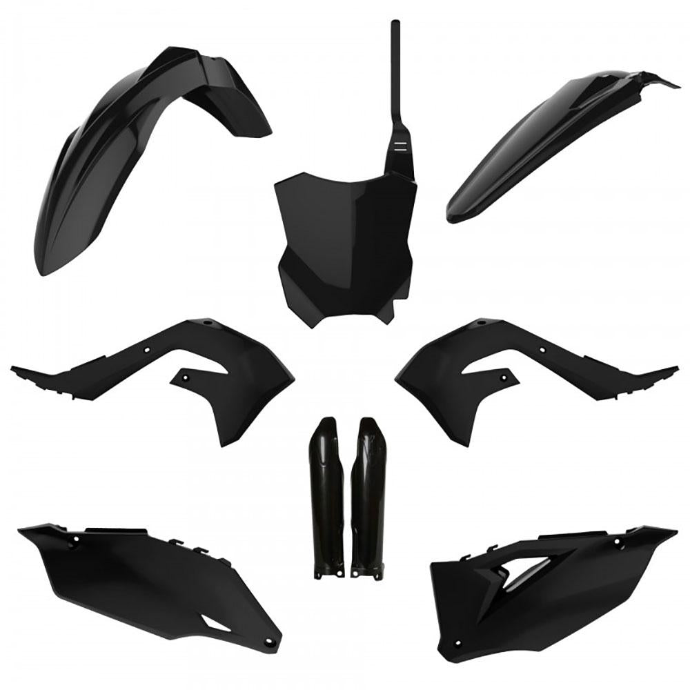 POLISPORT MX KIT KAWASAKI KX250F 21-24 KX450F 19-23 BLACK