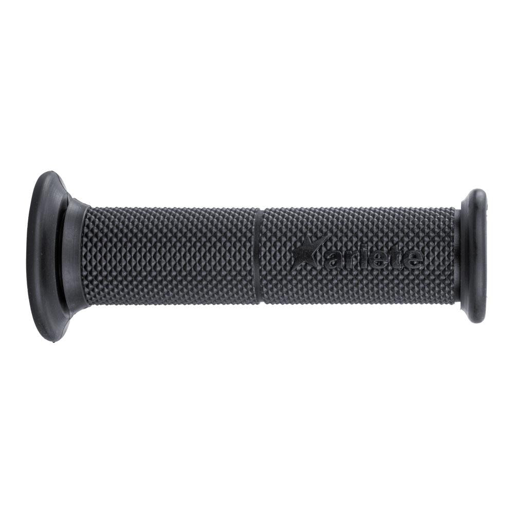 ARIETE GRIPS - YAMAHA STYLE SLIM - SOFT - ROAD - BLACK - 130mm Open End
