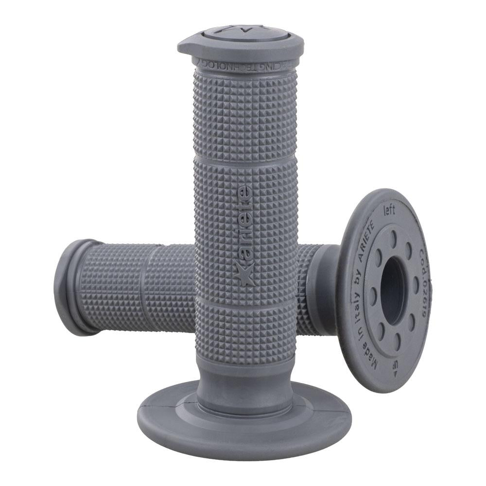 ARIETE GRIPS - UNITY SLIMLINE - MX - MEDIUM COMPOUND - GREY - 115mm Closed End