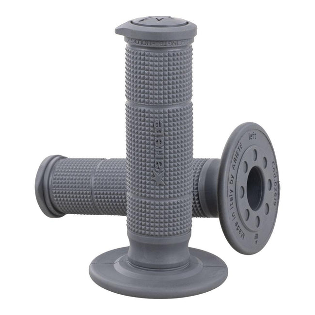 ARIETE GRIPS - UNITY SLIMLINE - MX - MEDIUM COMPOUND - GREY - 115mm Closed End Hover Image