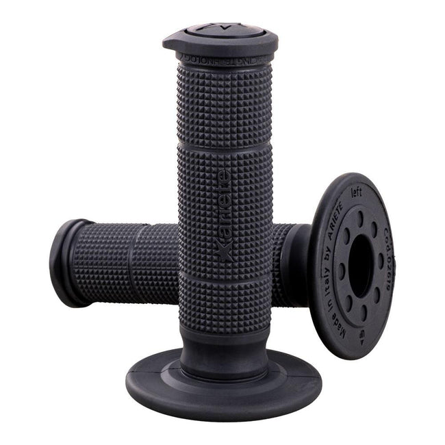 ARIETE GRIPS - UNITY SLIMLINE - MX - SOFT COMPOUND - BLACK - 115mm Closed End Hover Image